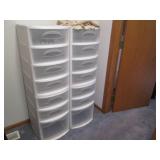 Set of 2, 7-drawer plastic storage ... Set of 2, 7-drawer plastic storage ...