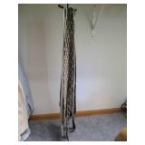 6 silk ties and tie hanger... 6 silk ties and tie hanger...
