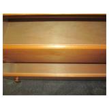 Approx 60in tall light wood 8 drawe... Approx 60in tall light wood 8 drawe...
