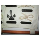 Nautical museum style tapestry show... Nautical museum style tapestry show...