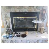 Contents on the fireplace surround.... Contents on the fireplace surround....