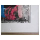 Framed original 17x38" artwork both... Framed original 17x38" artwork both...
