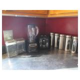 Stainless steel and glass counterto... Stainless steel and glass counterto...