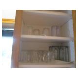 Collection of glass Mason jar style... Collection of glass Mason jar style...