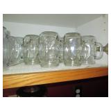 Collection of glass Mason jar style... Collection of glass Mason jar style...