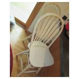 Pair of White wash high back swivel... Pair of White wash high back swivel...