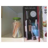 Good grips spiralizer, wine breathi... Good grips spiralizer, wine breathi...