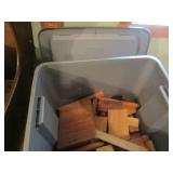 Vintage wood hand crafted baby crad... Vintage wood hand crafted baby crad...