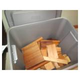 Vintage wood hand crafted baby crad... Vintage wood hand crafted baby crad...