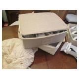 Fine china in zippered storage cont... Fine china in zippered storage cont...