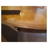 Ornate table with a cover pad, incl... Ornate table with a cover pad, incl...