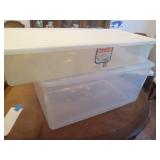 2 clean totes with lids... 2 clean totes with lids...