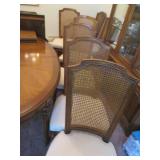 8 Wickerback chairs nice clean cush... 8 Wickerback chairs nice clean cush...
