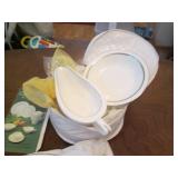 Set of Fukagawa and Bone china in z... Set of Fukagawa and Bone china in z...