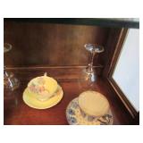 Contents of china cabinet, includes... Contents of china cabinet, includes...
