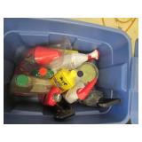 2-covered totes containing a variet... 2-covered totes containing a variet...
