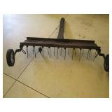 Pull behind lawn and garden dethatc... Pull behind lawn and garden dethatc...