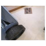 Pull-Behind Lawn sweeper with frame... Pull-Behind Lawn sweeper with frame...