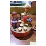 3- Anri Figures and Anri Music Box 3- Anri Figures and Anri Music Box