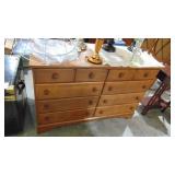 8 Drawer Dresser (contents on top not included) 34" x 50" x 19" 8 Drawer Dresser (contents on top not included) 34" x 50" x 19"