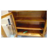 Newer Wood 2 Door Bookcase/ Curio (40.5" x 39.5" x 16") Newer Wood 2 Door Bookcase/ Curio (40.5" x 39.5" x 16")