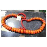 African Copol Bead Strand, 49 Breads, Approx. 6 African Copol Bead Strand, 49 Breads, Approx. 6