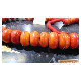 African Copol Bead Strand, 49 Breads, Approx. 6 African Copol Bead Strand, 49 Breads, Approx. 6