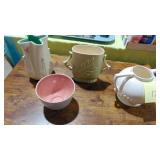 4 Pcs of Red Wing Pottery. All in Good Shape 4 Pcs of Red Wing Pottery. All in Good Shape