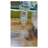 Waterford Crystal Bowl and Candlesticks Waterford Crystal Bowl and Candlesticks