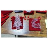 4- Waterford Crystal Ornaments and Waterford Necklace, 4 Extra Bags 4- Waterford Crystal Ornaments and Waterford Necklace, 4 Extra Bags