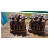 2- Pair of Dog Bookends 2- Pair of Dog Bookends