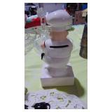 4-Figures and Bone China Cows, Shunk. Shakey Bank, Boy Figure made of Wood no Marks 4-Figures and Bone China Cows, Shunk. Shakey Bank, Boy Figure made of Wood no Marks