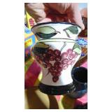 6 Pcs of Assorted Pottery, 2 Signed Pcs 6 Pcs of Assorted Pottery, 2 Signed Pcs