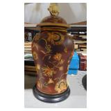 Pair of Floral Lamps with Shades. Very Nice Pair of Floral Lamps with Shades. Very Nice