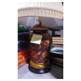 Pair of Floral Lamps with Shades. Very Nice Pair of Floral Lamps with Shades. Very Nice