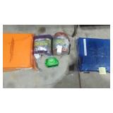 2-Sets of New Chair Pads, 2-Eddie Bauer Travel Throws 2-Sets of New Chair Pads, 2-Eddie Bauer Travel Throws