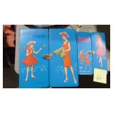 2- Vintage Barbie and Skipper and Skipper Dollcase 2- Vintage Barbie and Skipper and Skipper Dollcase