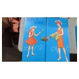 2- Vintage Barbie and Skipper and Skipper Dollcase 2- Vintage Barbie and Skipper and Skipper Dollcase