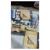 Assorted Hooks, Stone Soap Dish Corner Shelfs Assorted Hooks, Stone Soap Dish Corner Shelfs