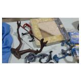 Assorted Hooks, Stone Soap Dish Corner Shelfs Assorted Hooks, Stone Soap Dish Corner Shelfs