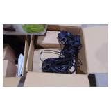 2- New Boxes of String Lights, Extension Cords and Bed Risers 2- New Boxes of String Lights, Extension Cords and Bed Risers