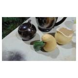 Large MCM Pitcher, Sugar and Creamer and S&P Large MCM Pitcher, Sugar and Creamer and S&P