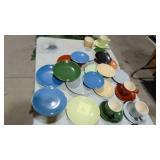 Assorted MCM Dish Set. Small, Medium Plates and C&S Assorted MCM Dish Set. Small, Medium Plates and C&S