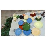 Assorted MCM Dish Set. Small, Medium Plates and C&S Assorted MCM Dish Set. Small, Medium Plates and C&S