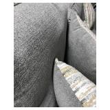 GREY SOFA WITH LOTS OF PILLOWS GREY SOFA WITH LOTS OF PILLOWS