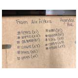 ASSORTED FRAM AIR FILTERS - HYUNDAI KIA ASSORTED FRAM AIR FILTERS - HYUNDAI KIA
