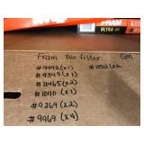 ASSORTED FRAM AIR FILTERS-GM ASSORTED FRAM AIR FILTERS-GM