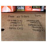 ASSORTED FRAM AIR FILTERS - FORD ASSORTED FRAM AIR FILTERS - FORD