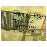 ASSORTED FRAM OIL FILTERS ASSORTED FRAM OIL FILTERS