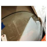 GLASS TABLE TOP, ROUND GLASS TABLE TOP, ROUND